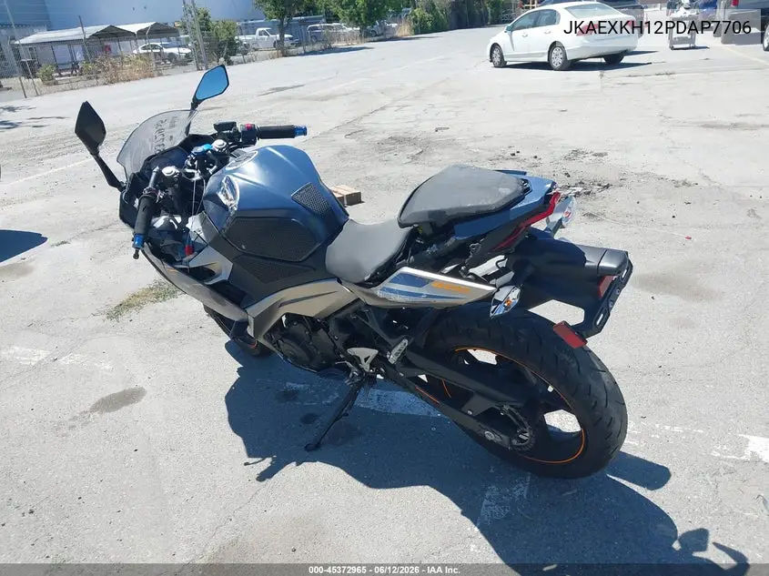 2023 Kawasaki Ex400 VIN: JKAEXKH12PDAP7706 Lot: 45372965