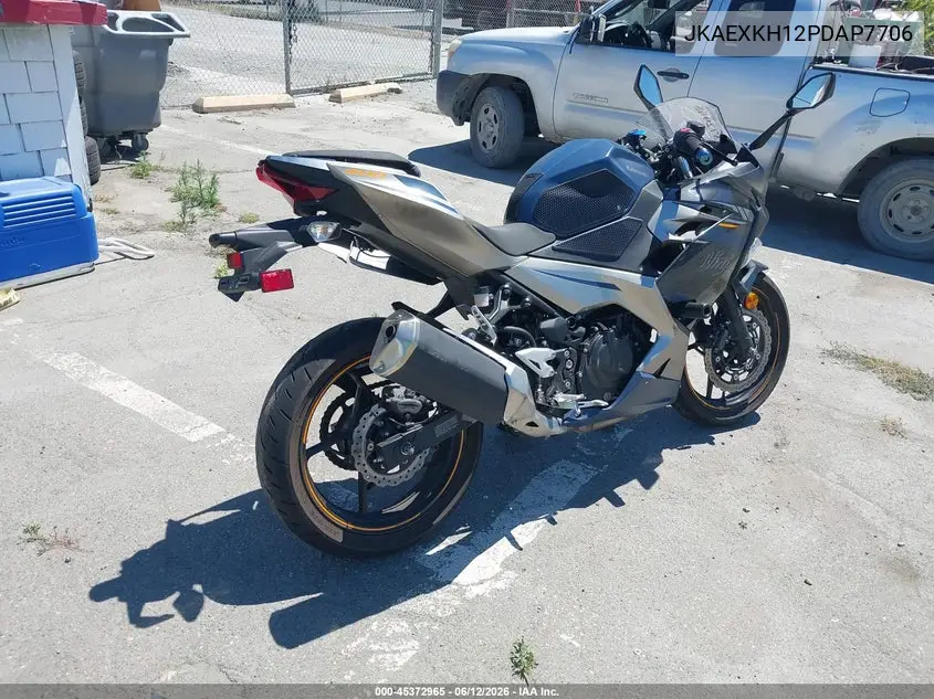 2023 Kawasaki Ex400 VIN: JKAEXKH12PDAP7706 Lot: 45372965