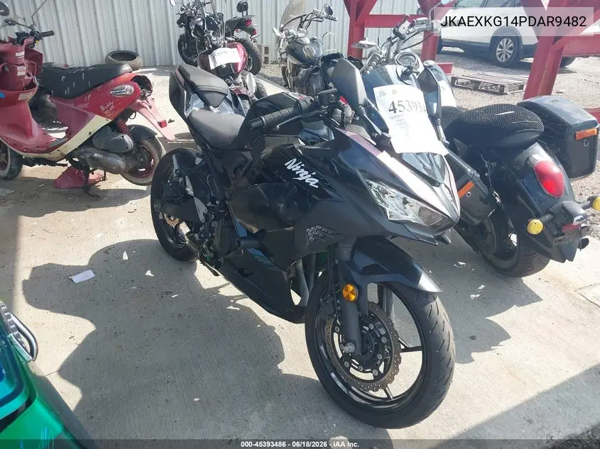 2023 Kawasaki Ex400 VIN: JKAEXKG14PDAR9482 Lot: 45393486