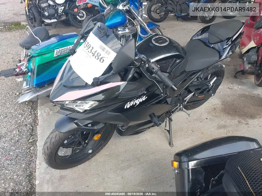 2023 Kawasaki Ex400 VIN: JKAEXKG14PDAR9482 Lot: 45393486