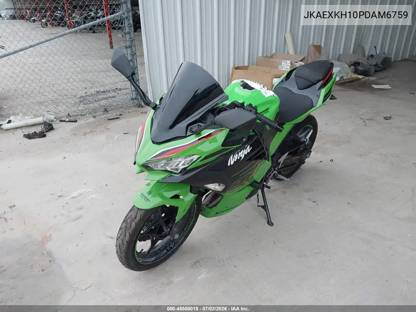 2023 Kawasaki Ex400 VIN: JKAEXKH10PDAM6759 Lot: 45508015