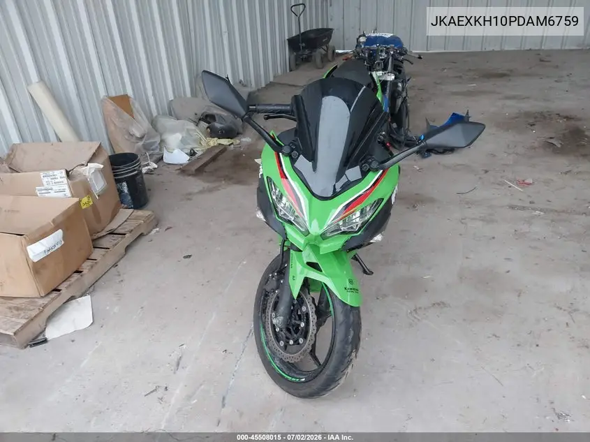 2023 Kawasaki Ex400 VIN: JKAEXKH10PDAM6759 Lot: 45508015