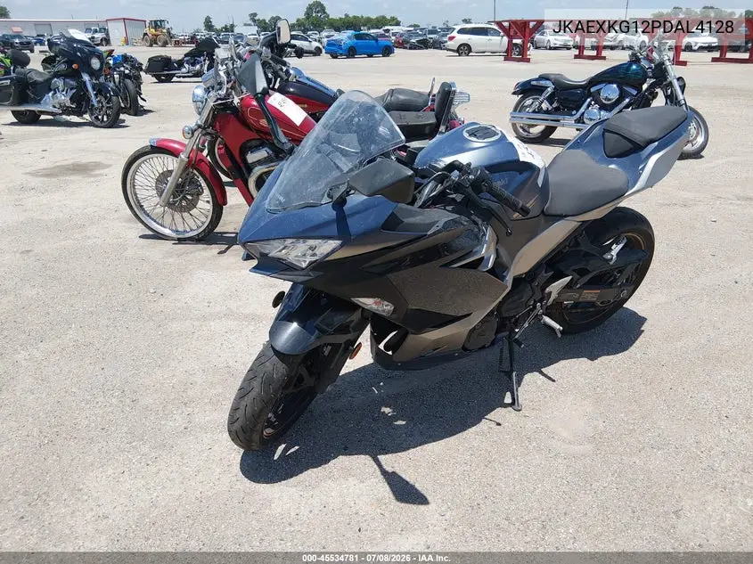 2023 Kawasaki Ex400 VIN: JKAEXKG12PDAL4128 Lot: 45534781