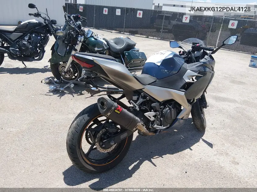 2023 Kawasaki Ex400 VIN: JKAEXKG12PDAL4128 Lot: 45534781