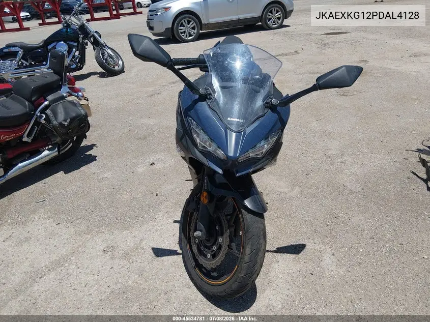 2023 Kawasaki Ex400 VIN: JKAEXKG12PDAL4128 Lot: 45534781