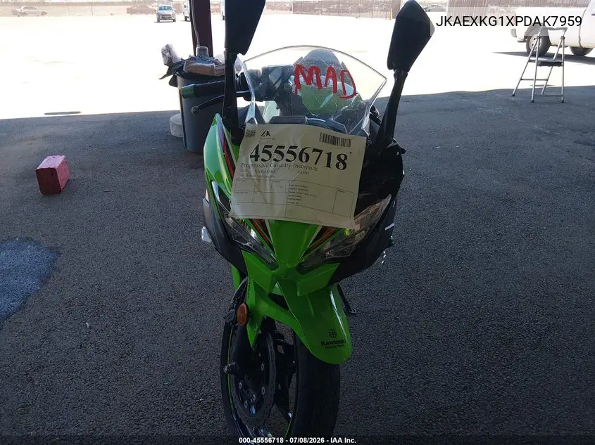 2023 Kawasaki Ex400 VIN: JKAEXKG1XPDAK7959 Lot: 45556718