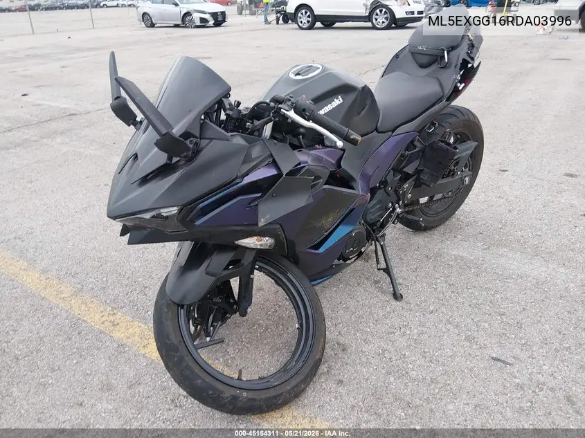 2024 Kawasaki Ex500 VIN: ML5EXGG16RDA03996 Lot: 45154311