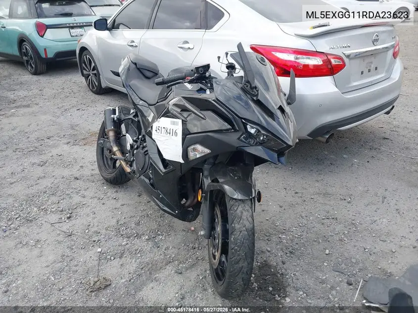 2024 Kawasaki Ex500 VIN: ML5EXGG11RDA23623 Lot: 45178416