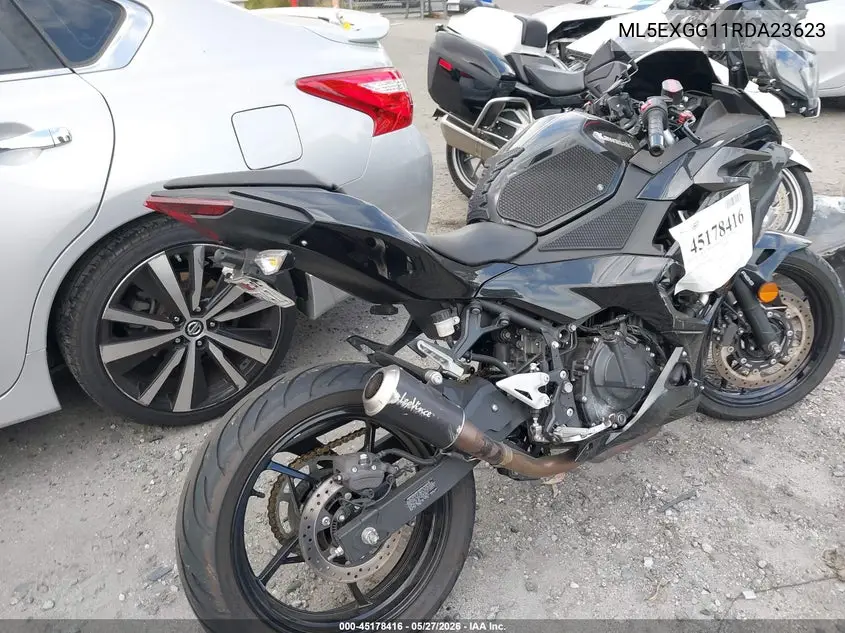 2024 Kawasaki Ex500 VIN: ML5EXGG11RDA23623 Lot: 45178416