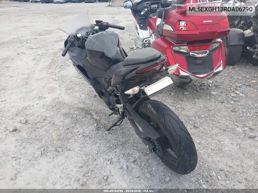 2024 Kawasaki Ex500 H VIN: ML5EXGH13RDA06790 Lot: 45184760