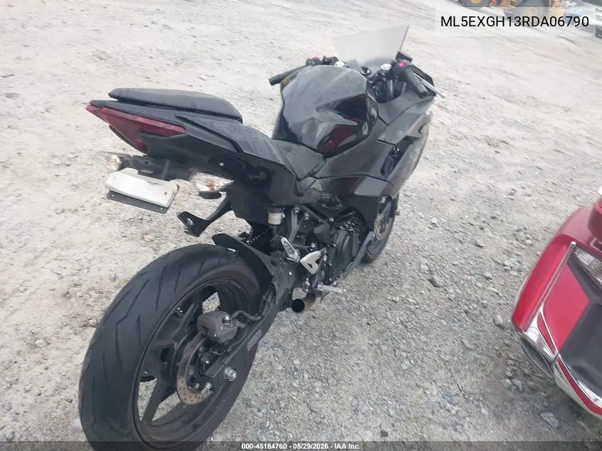 2024 Kawasaki Ex500 H VIN: ML5EXGH13RDA06790 Lot: 45184760