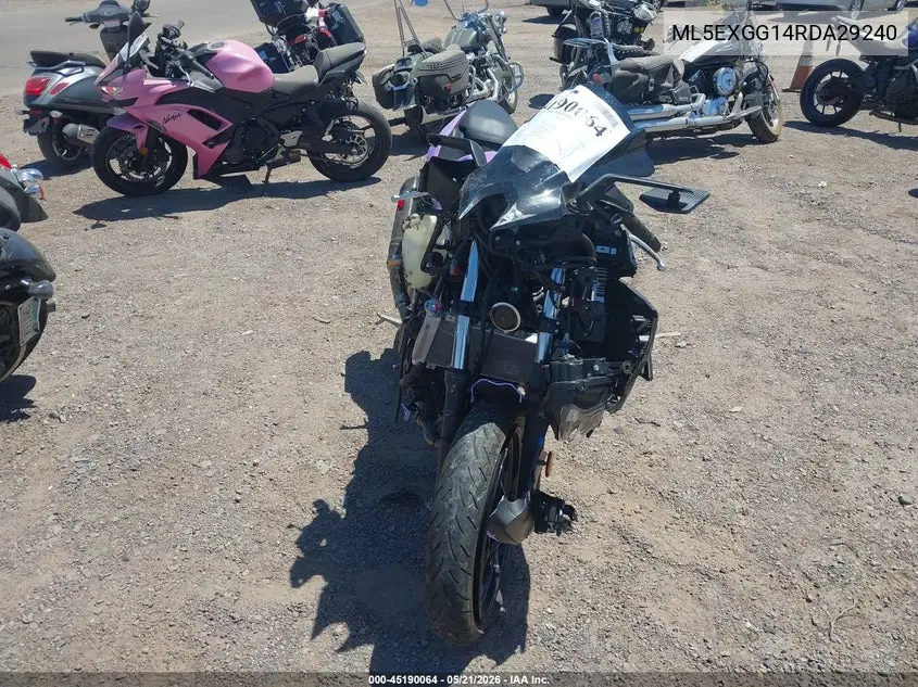 2024 Kawasaki Ex500 VIN: ML5EXGG14RDA29240 Lot: 45190064