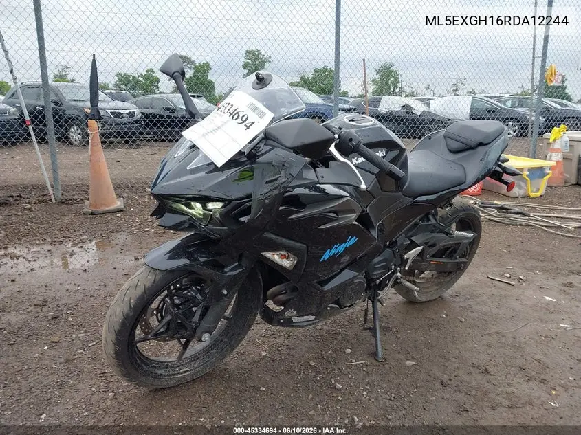 2024 Kawasaki Ex500 H VIN: ML5EXGH16RDA12244 Lot: 45334694