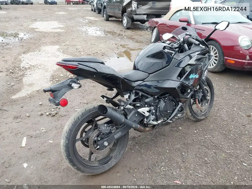 2024 Kawasaki Ex500 H VIN: ML5EXGH16RDA12244 Lot: 45334694
