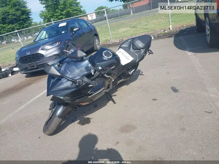 2024 Kawasaki Ex500 H VIN: ML5EXGH14RDA23713 Lot: 45363908