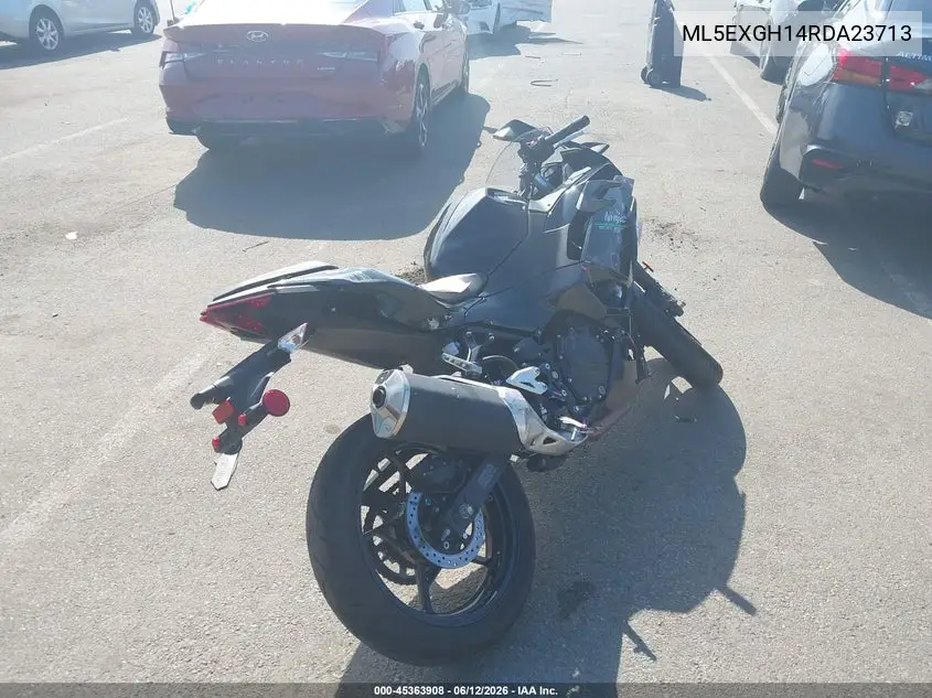 2024 Kawasaki Ex500 H VIN: ML5EXGH14RDA23713 Lot: 45363908