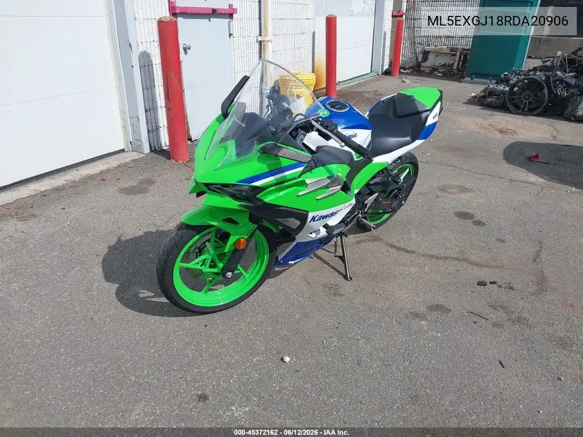 2024 Kawasaki Ex500 A/B VIN: ML5EXGJ18RDA20906 Lot: 45372162