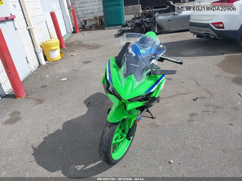 2024 Kawasaki Ex500 A/B VIN: ML5EXGJ18RDA20906 Lot: 45372162