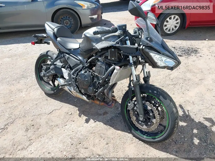 2024 Kawasaki Ex650 R VIN: ML5EXER16RDAC9835 Lot: 45388794