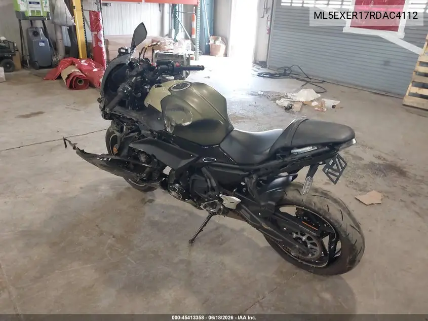 2024 Kawasaki Ex650 R VIN: ML5EXER17RDAC4112 Lot: 45413358