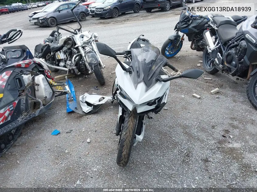 2024 Kawasaki Ex500 VIN: ML5EXGG13RDA18939 Lot: 45419468