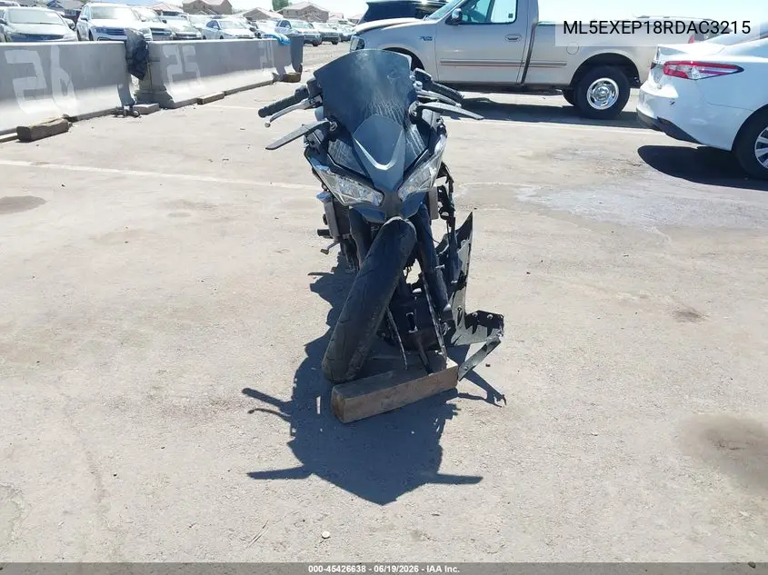 2024 Kawasaki Ex650 P VIN: ML5EXEP18RDAC3215 Lot: 45426638