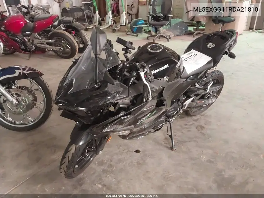 2024 Kawasaki Ex500 VIN: ML5EXGG11RDA21810 Lot: 45472776