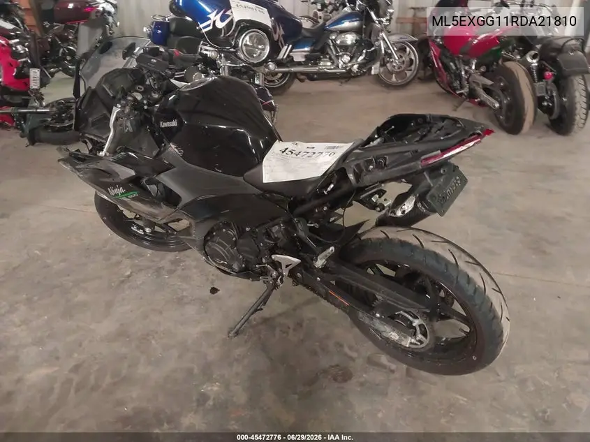 2024 Kawasaki Ex500 VIN: ML5EXGG11RDA21810 Lot: 45472776