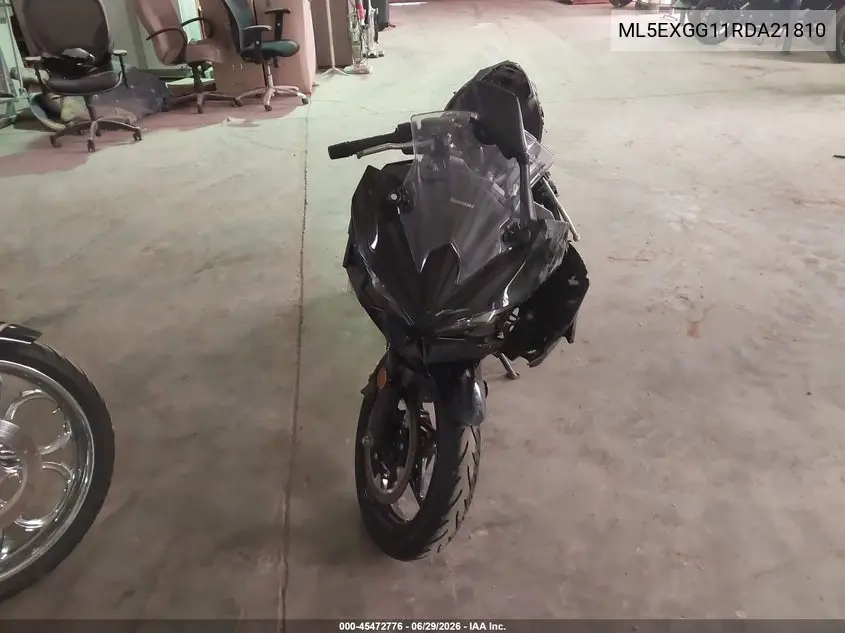 2024 Kawasaki Ex500 VIN: ML5EXGG11RDA21810 Lot: 45472776