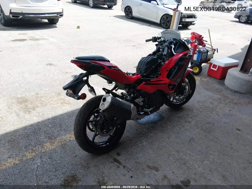 2024 Kawasaki Ex500 VIN: ML5EXGG19RDA30822 Lot: 45493986