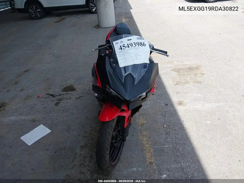 2024 Kawasaki Ex500 VIN: ML5EXGG19RDA30822 Lot: 45493986
