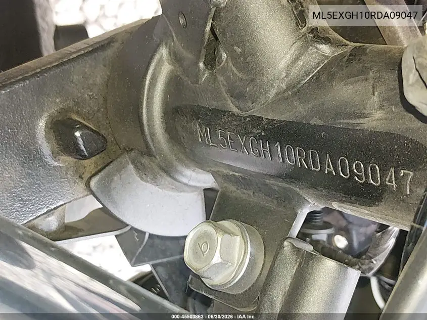 2024 Kawasaki Ex500 H VIN: ML5EXGH10RDA09047 Lot: 45503863
