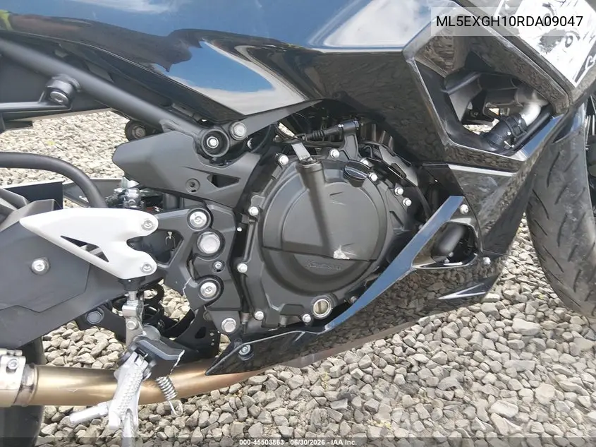 2024 Kawasaki Ex500 H VIN: ML5EXGH10RDA09047 Lot: 45503863