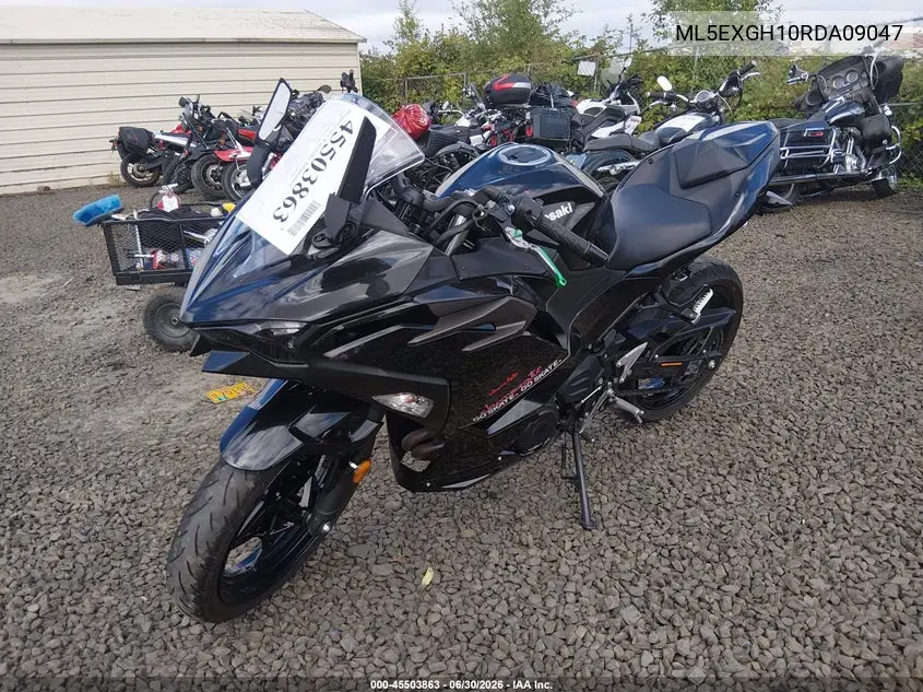 2024 Kawasaki Ex500 H VIN: ML5EXGH10RDA09047 Lot: 45503863