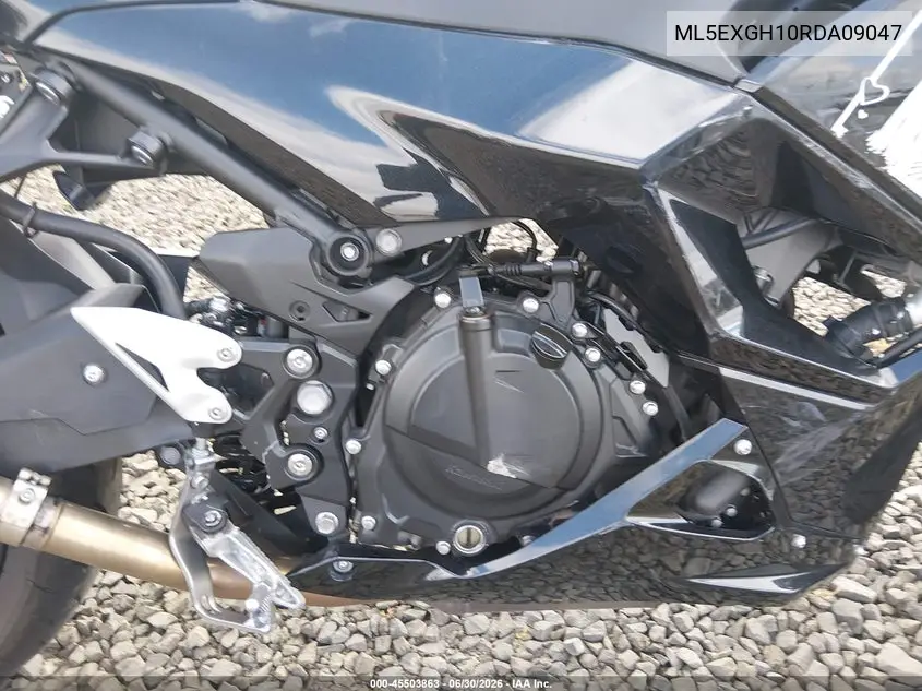 2024 Kawasaki Ex500 H VIN: ML5EXGH10RDA09047 Lot: 45503863