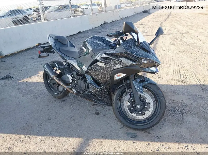 2024 Kawasaki Ex500 VIN: ML5EXGG15RDA29229 Lot: 45530025