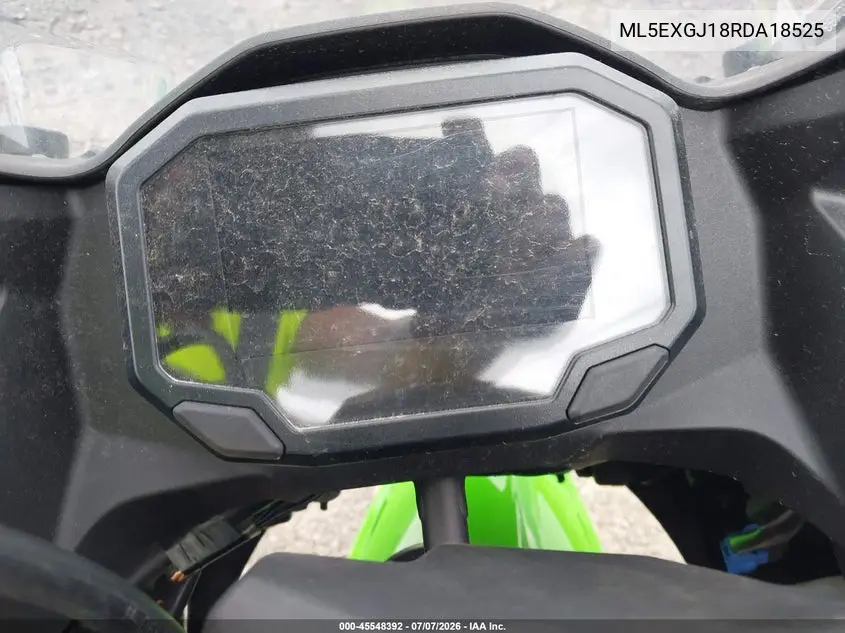 2024 Kawasaki Ex500 A/B VIN: ML5EXGJ18RDA18525 Lot: 45548392