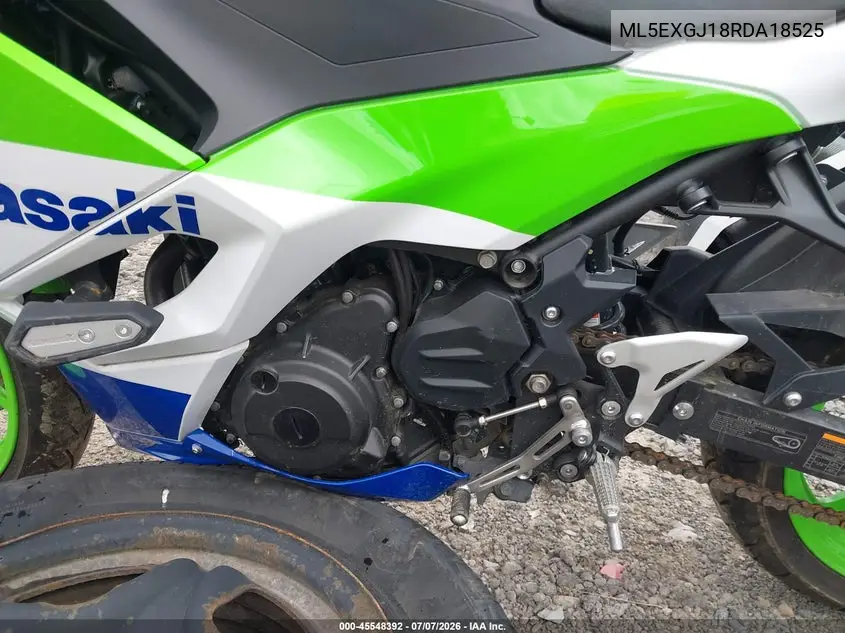 2024 Kawasaki Ex500 A/B VIN: ML5EXGJ18RDA18525 Lot: 45548392