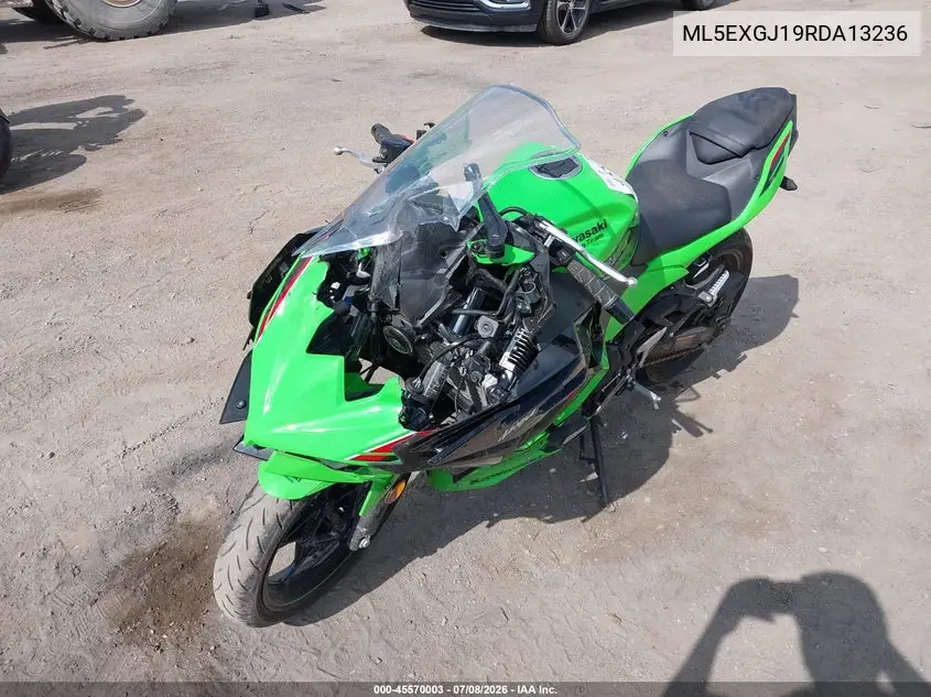 2024 Kawasaki Ex500 A/B VIN: ML5EXGJ19RDA13236 Lot: 45570003