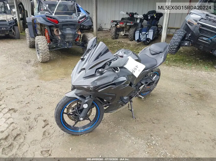 2024 Kawasaki Ex500 VIN: ML5EXGG15RDA20224 Lot: 45599260