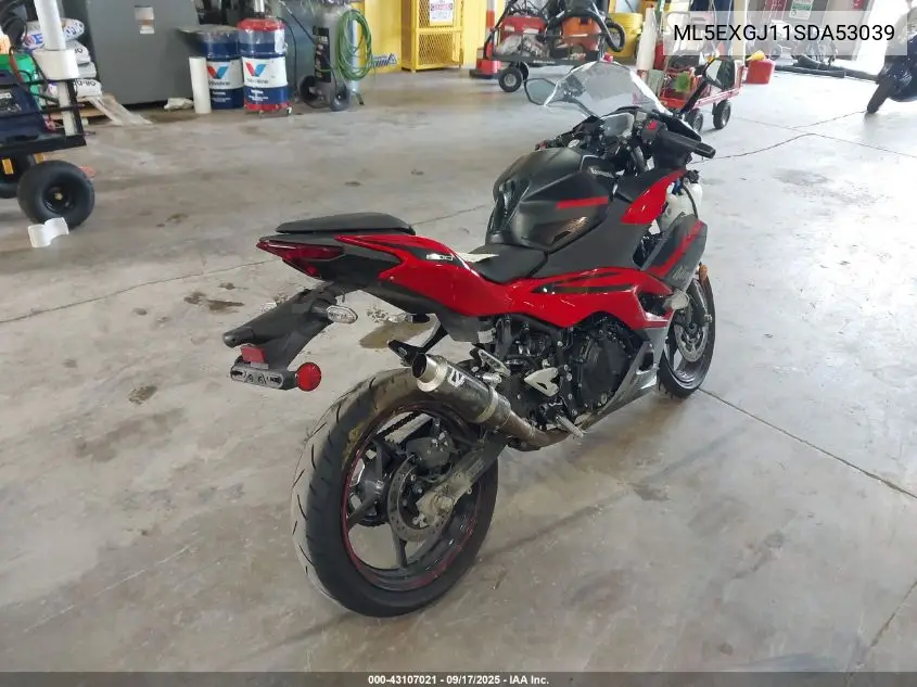 ML5EXGJ11SDA53039 2025 Kawasaki Ex500 A/B