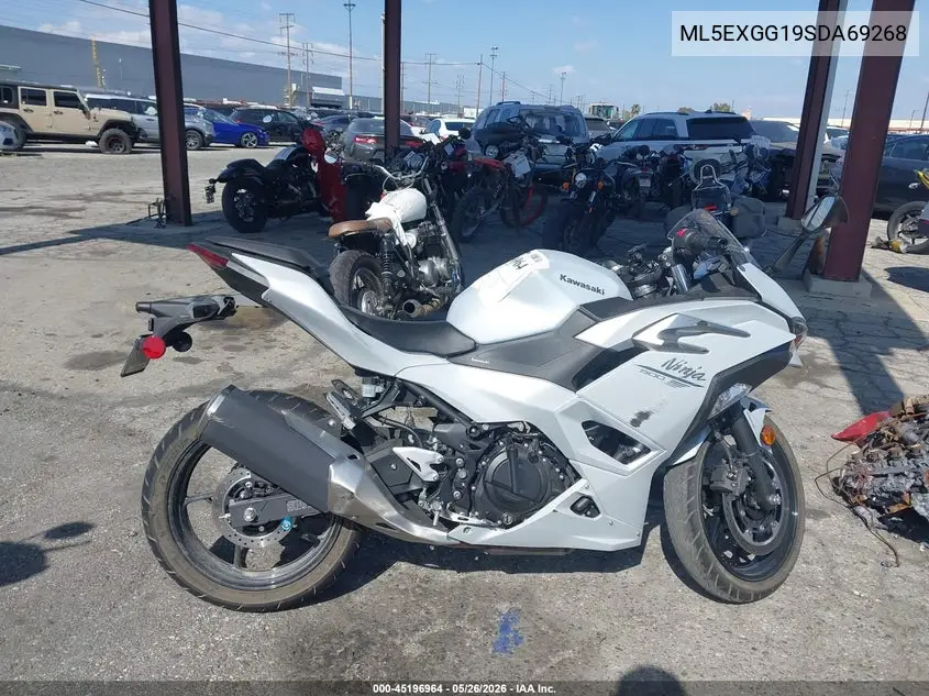 2025 Kawasaki Ex500 VIN: ML5EXGG19SDA69268 Lot: 45196964