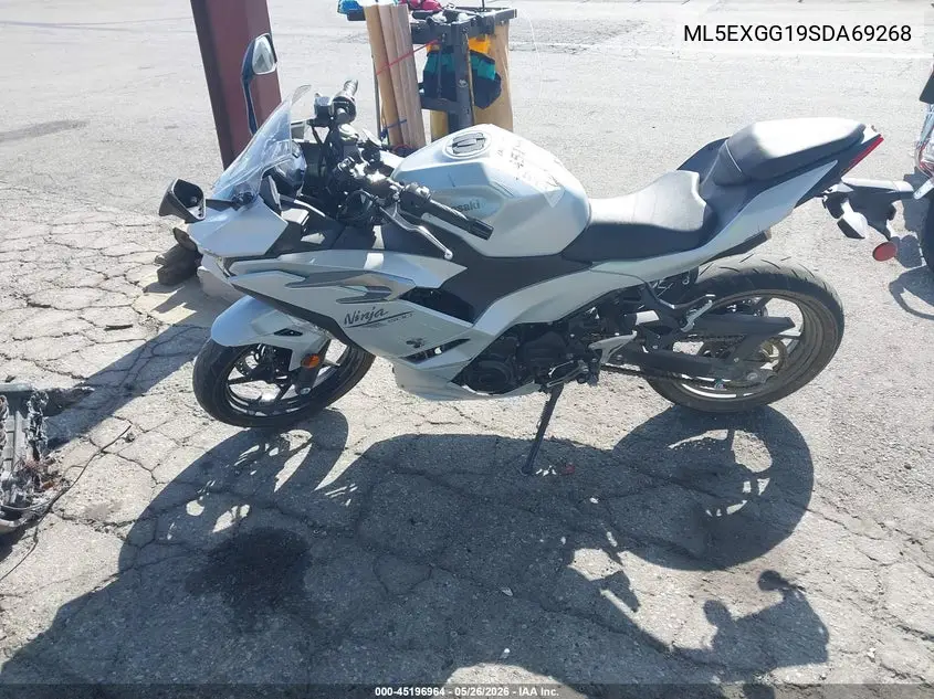 2025 Kawasaki Ex500 VIN: ML5EXGG19SDA69268 Lot: 45196964