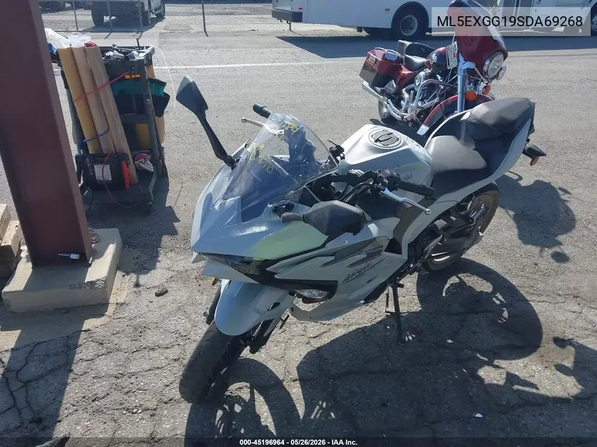 2025 Kawasaki Ex500 VIN: ML5EXGG19SDA69268 Lot: 45196964