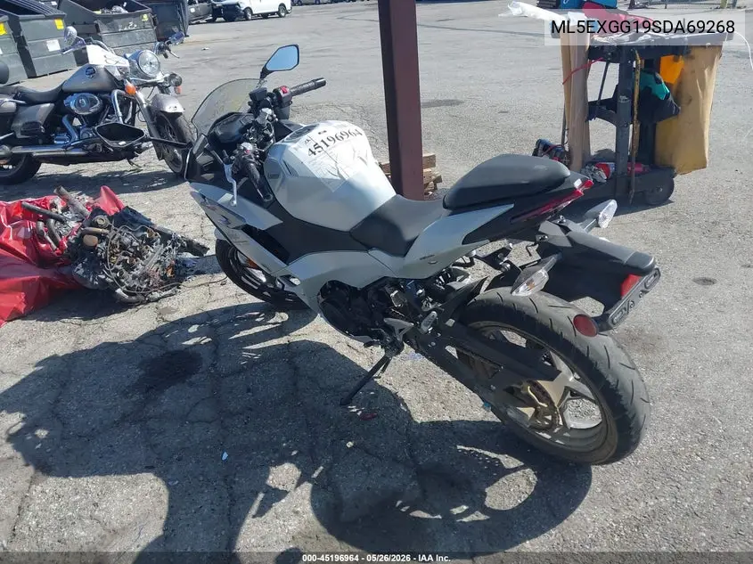 2025 Kawasaki Ex500 VIN: ML5EXGG19SDA69268 Lot: 45196964