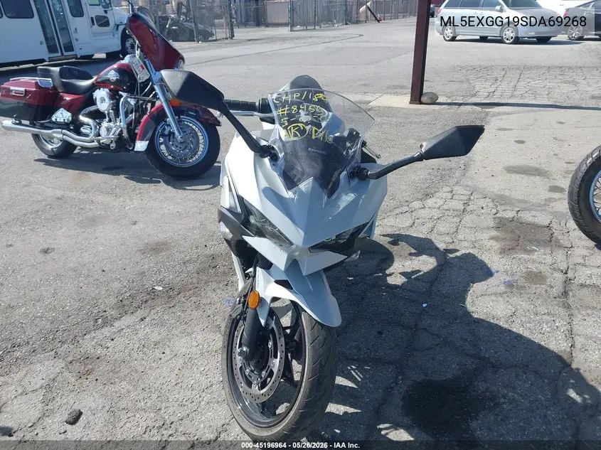 2025 Kawasaki Ex500 VIN: ML5EXGG19SDA69268 Lot: 45196964