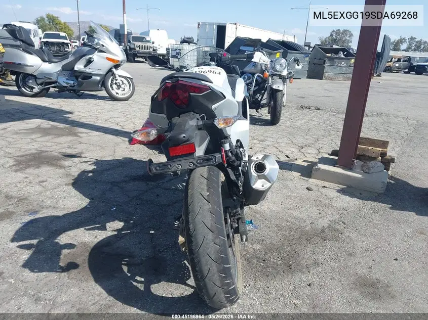 2025 Kawasaki Ex500 VIN: ML5EXGG19SDA69268 Lot: 45196964