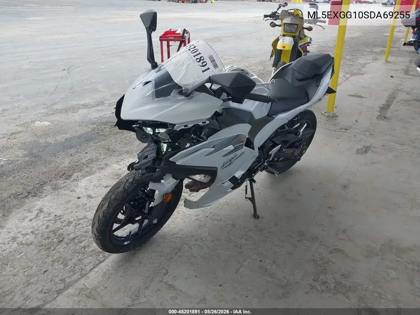 2025 Kawasaki Ex500 VIN: ML5EXGG10SDA69255 Lot: 45201891