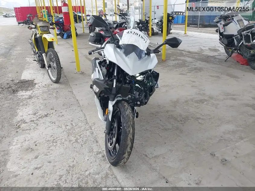 2025 Kawasaki Ex500 VIN: ML5EXGG10SDA69255 Lot: 45201891