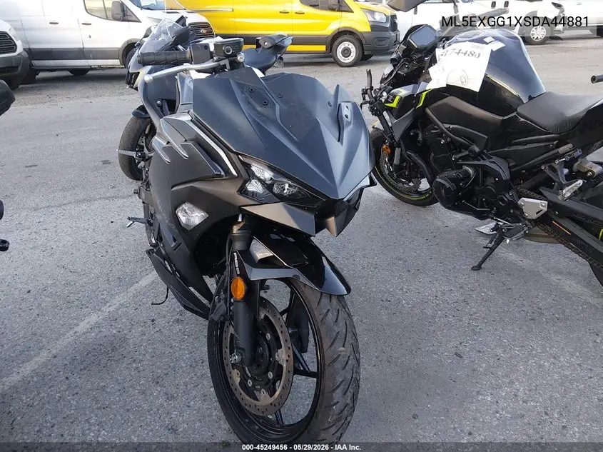 2025 Kawasaki Ex500 VIN: ML5EXGG1XSDA44881 Lot: 45249456